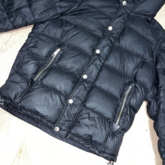 Burberry Down Fill Check Lined Black Customizable Puffer Jacket - Picture 2 of 14
